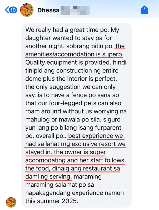 A guest's review of Kalinaya