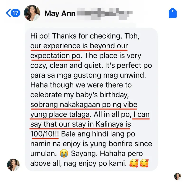 A guest's review of Kalinaya