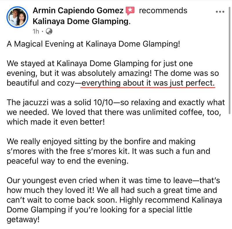 A guest's review of Kalinaya